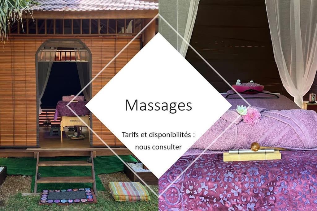 Kazacoco Bungalow A 5 Min A Pieds Du Lagon La Saline Le Bains Ngoại thất bức ảnh